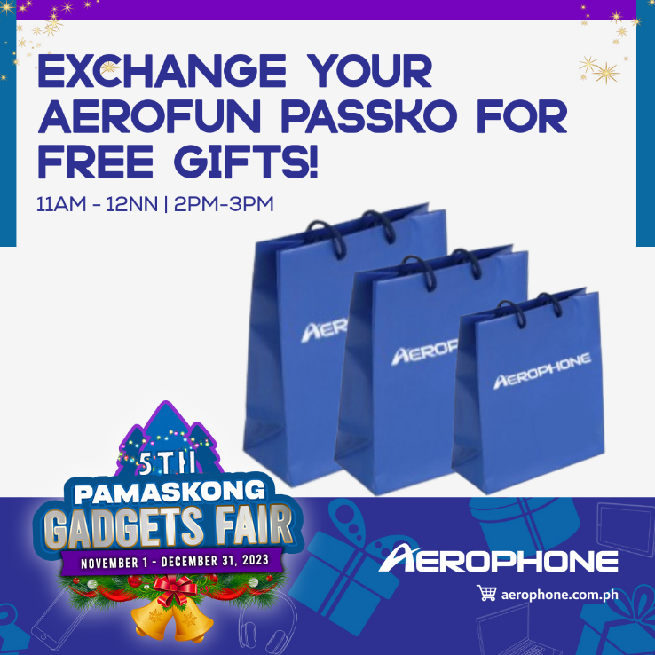 Aerophone's 5th Pamaskong Gadgets Fair Lights Up SM City Cebu!