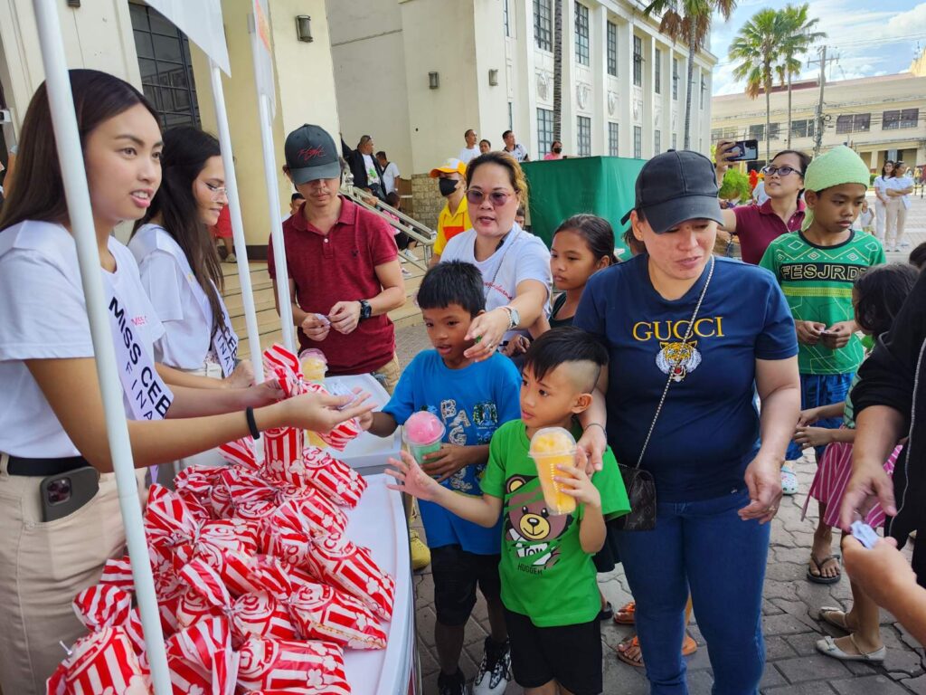 Less fortunate children enjoy the Christmas Party organized for them at the Cebu City Plaza Sugbo on December 23. | Contributed photo