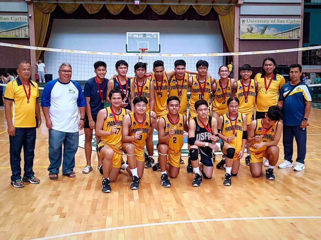 The USPF boys volleyball team also won bronze medal in the Cesafi high school volleyball.