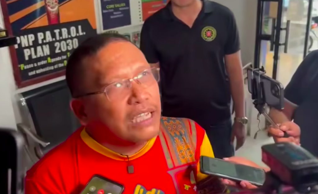 Jigger Geverola, who was put behind bars for his alleged involvement in a robbery done by armed men in broad daylight along the Colon Street, answers questions from the media as he talks about passing the 2023 Bar Exams. 