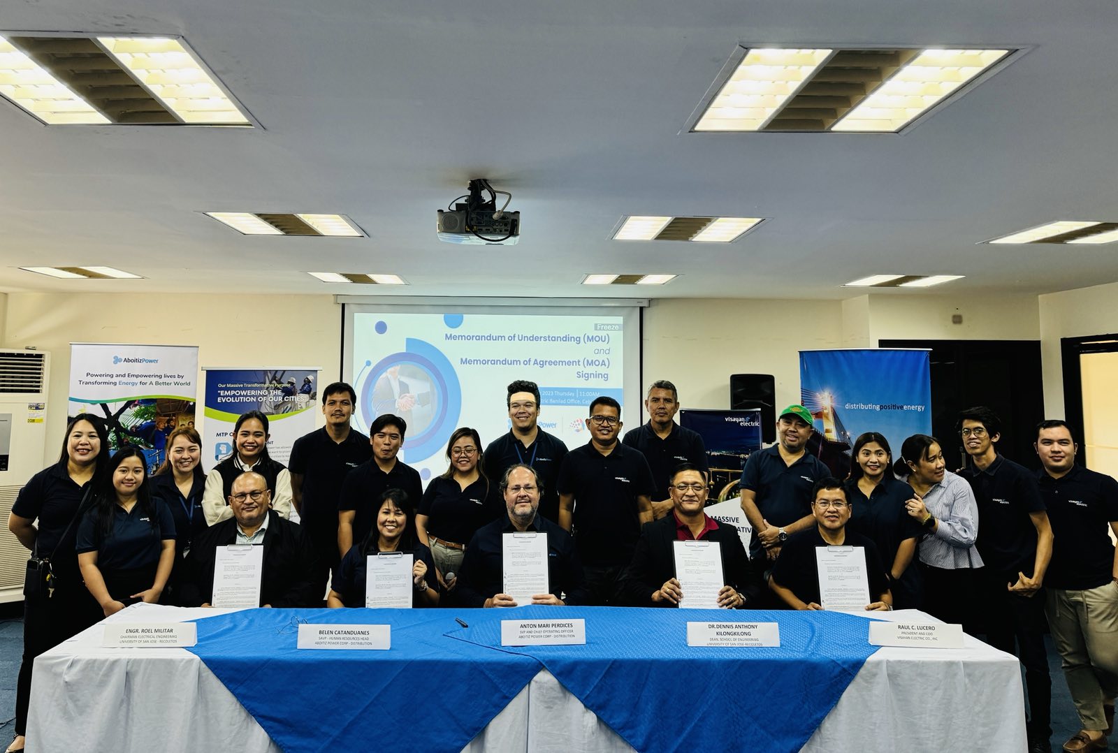 AboitizPower Distribution Utilities, Visayan Electric inks industry partnership with USJ-R