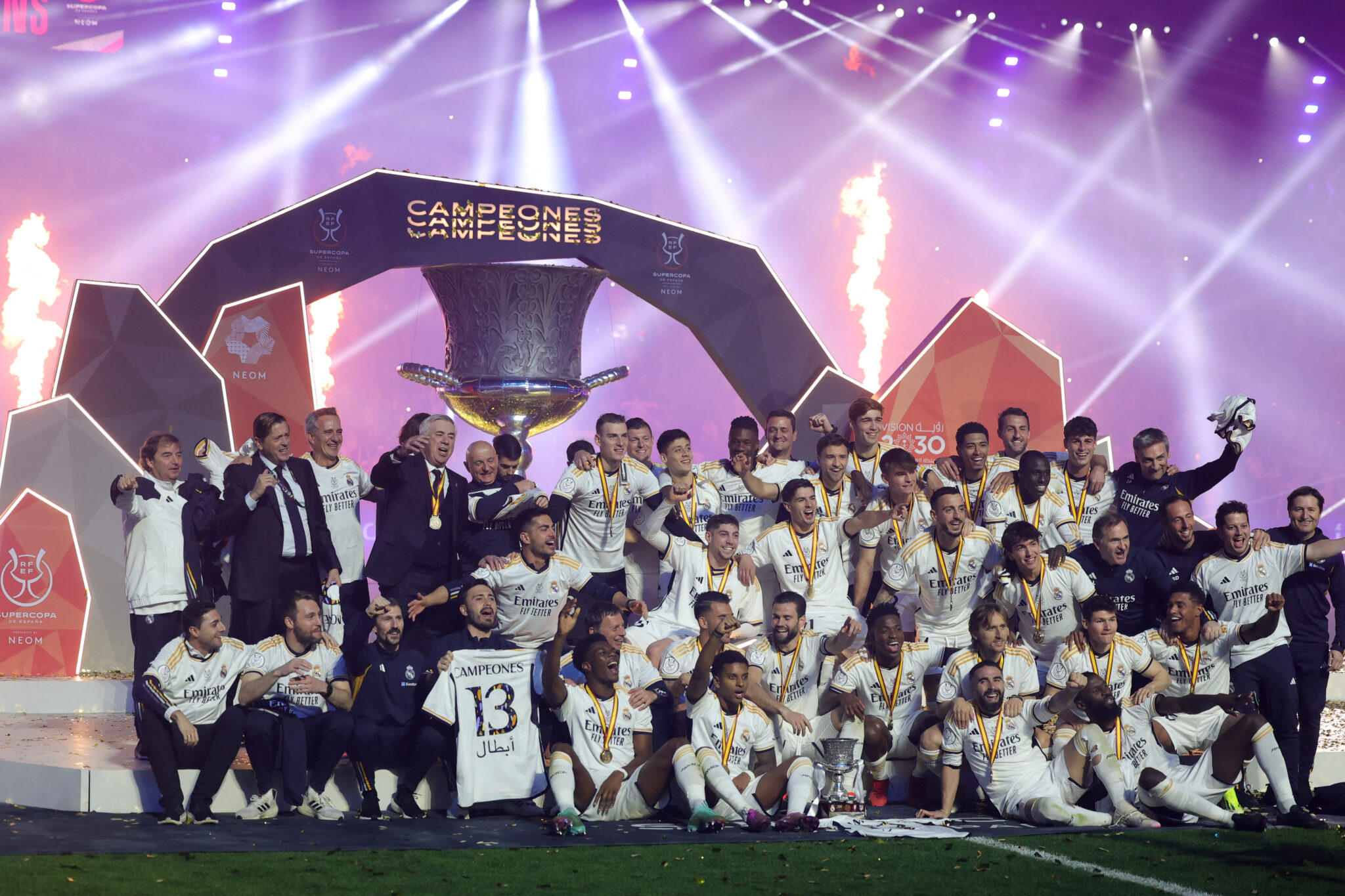 Real Madrid wins Spanish Super Cup, thrashes rival Barcelona 