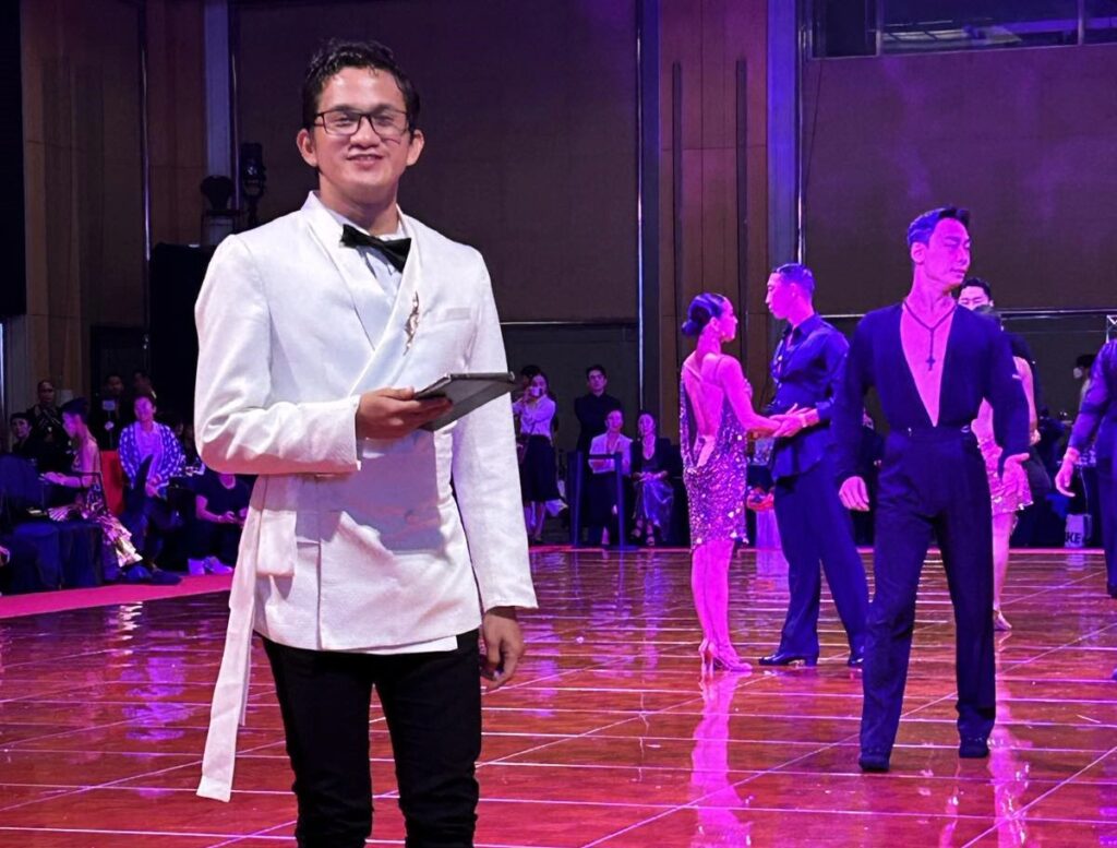 Dancesport: Cebuano from Dalaguete to officiate dancesport tilts in US . In photois Kurt Namare Buenconsejo Jr., who is in one of his adjudicating stints in the United States. | Contributed photo