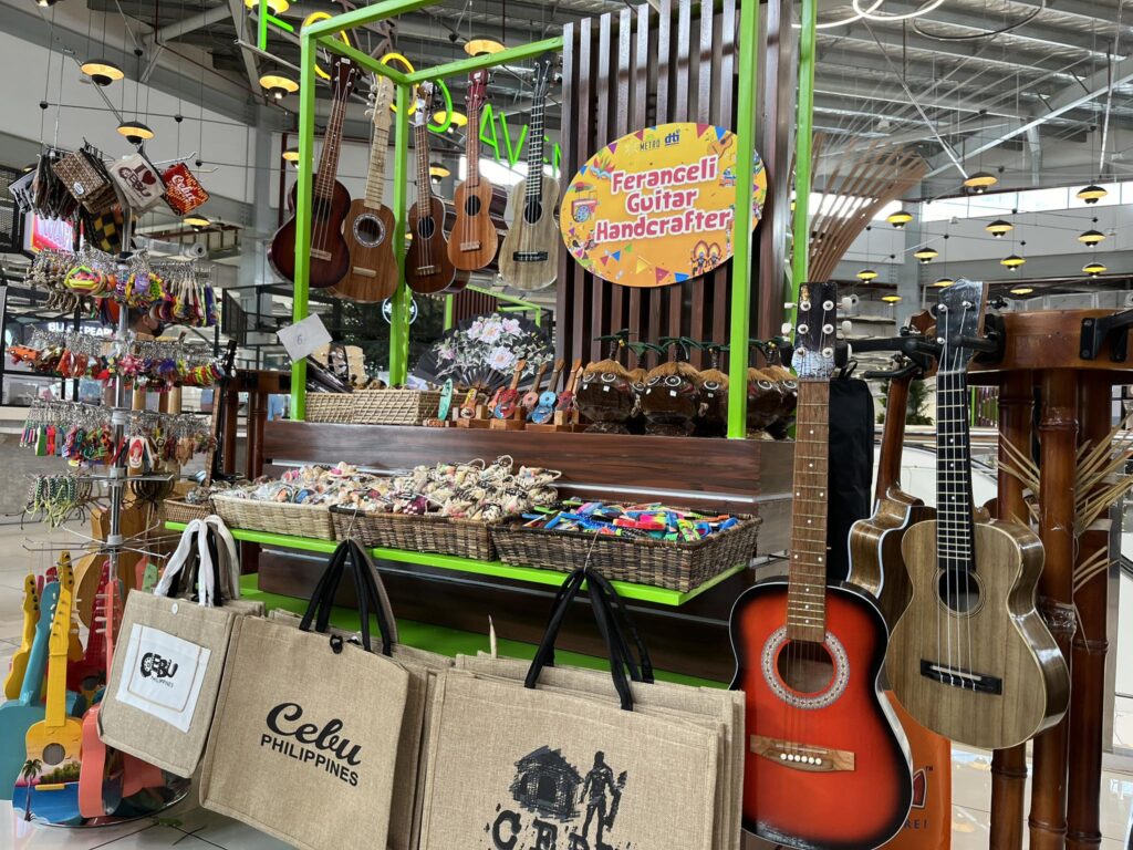 Some of the products displayed in the Bayanihan Metro Caravan