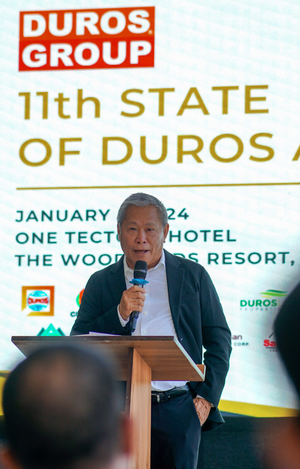 Duros Chaiman of the Board Addresses the employees