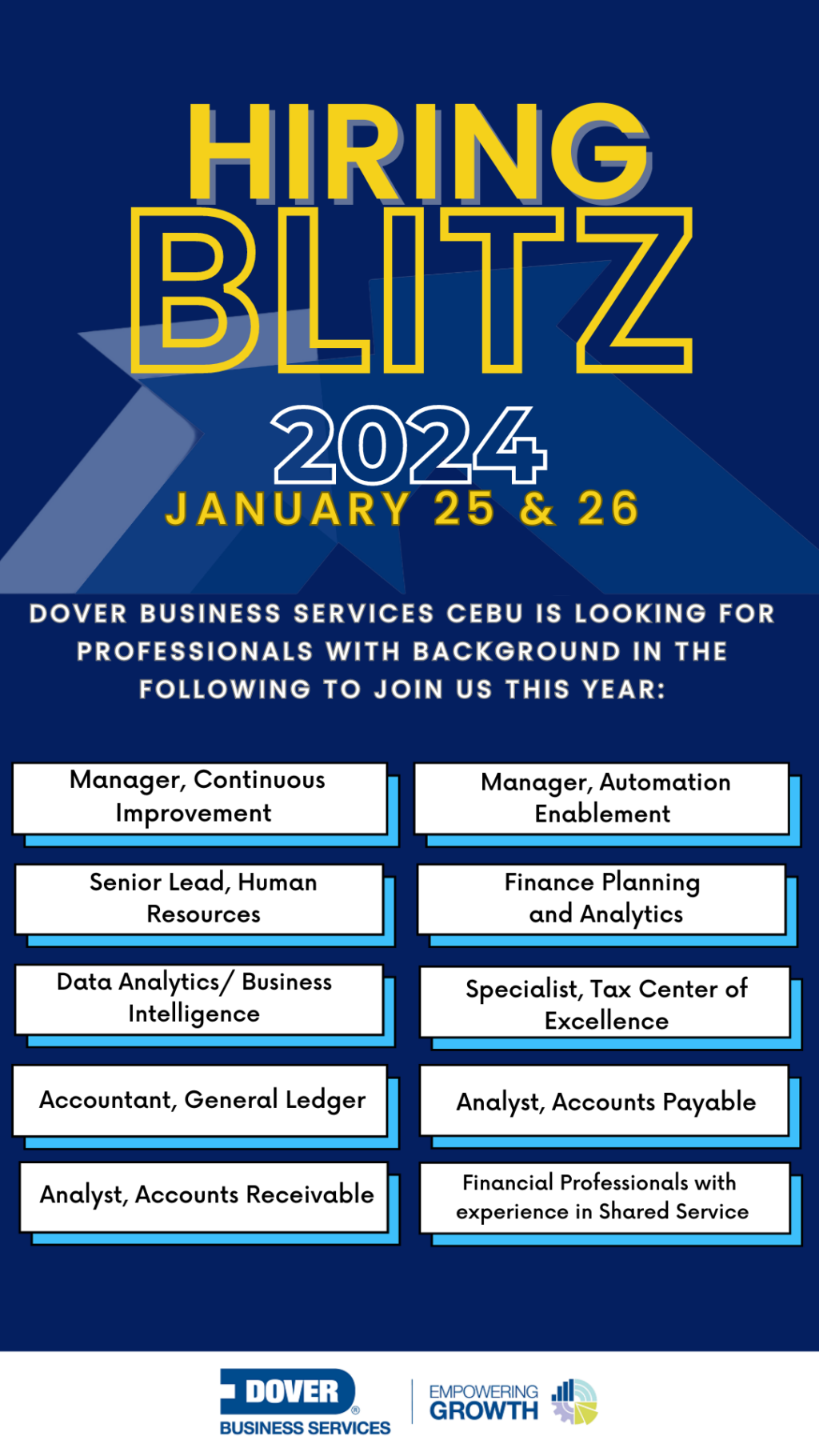 Dover Business Services to Host Job Fair for Cebu Expansion in 2024