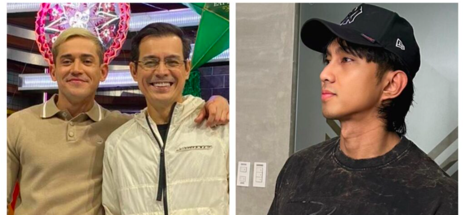 Rendon Labador (tuo) ug sila si Paolo Contis ug Isko Moreno