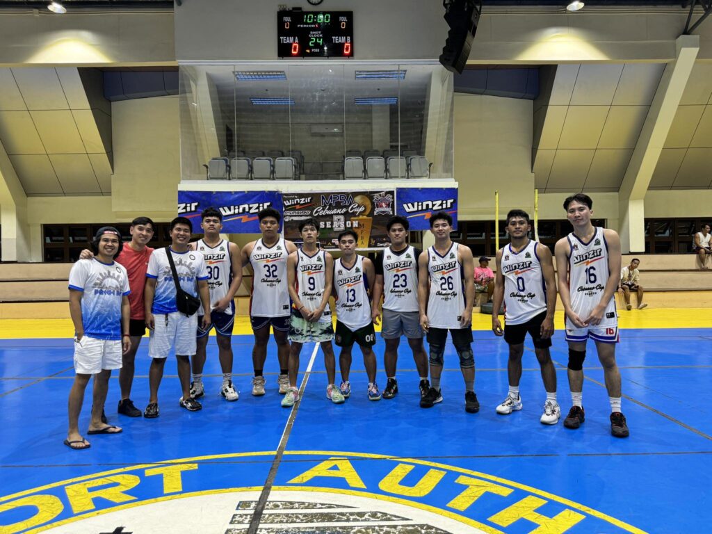The KMNH Lending-Luigi Bercede players and coaches pose for a photo after clinching the last semifinal slot of the MPBA Season 2 south conference on Sunday evening.