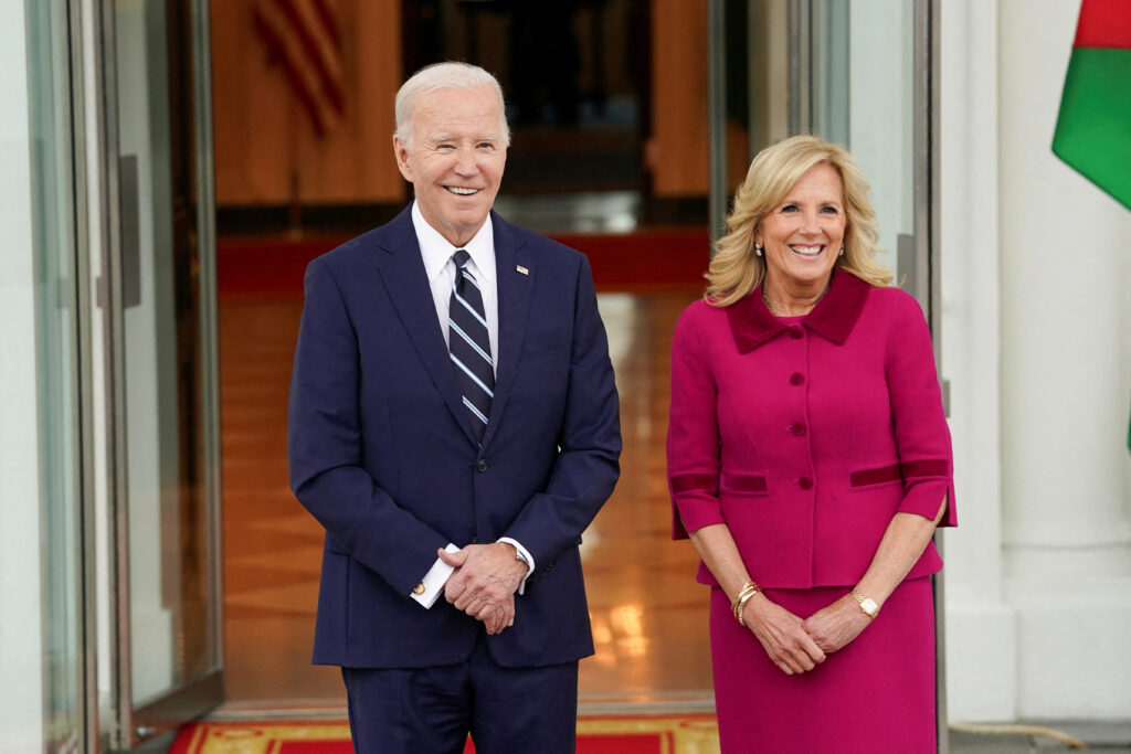 Joe Biden and wife 