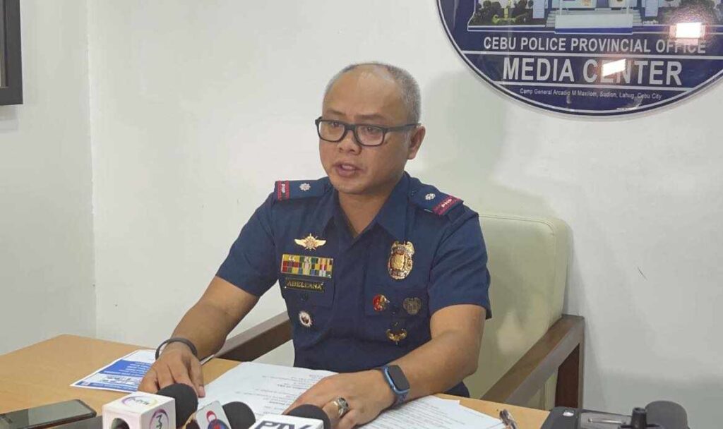 Shabu worth P3M seized. In photo is Police Major Windell Abellana, Public Information Officer of the Cebu Provincial Police Office (CPPO) | Emmariel Ares
