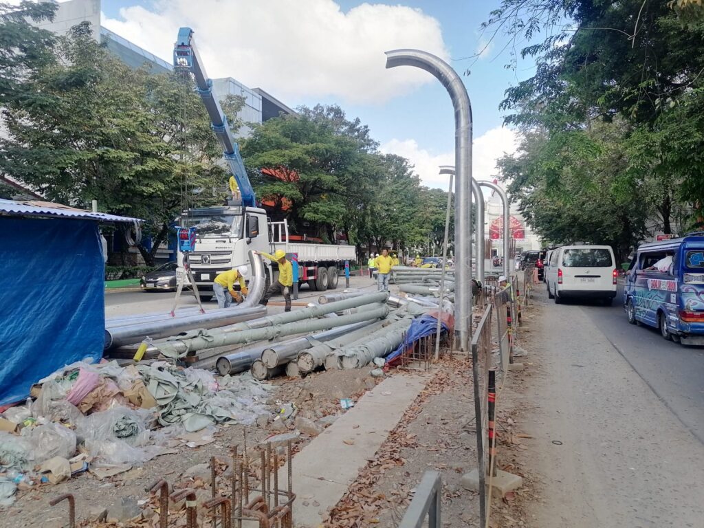 RAMA CBRT MANAGER. In photo is the ongoing construction of the Cebu Bus Rapid Transit (CBRT) project, which started  in 