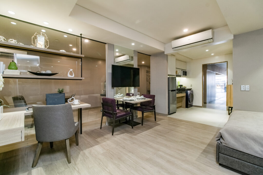 A model unit of the wheelchair-friendly Accessible studio unit in Vitale Suites