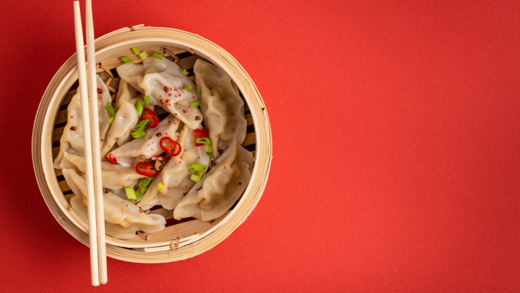 Dumplings represents wealth in Chinese tradition