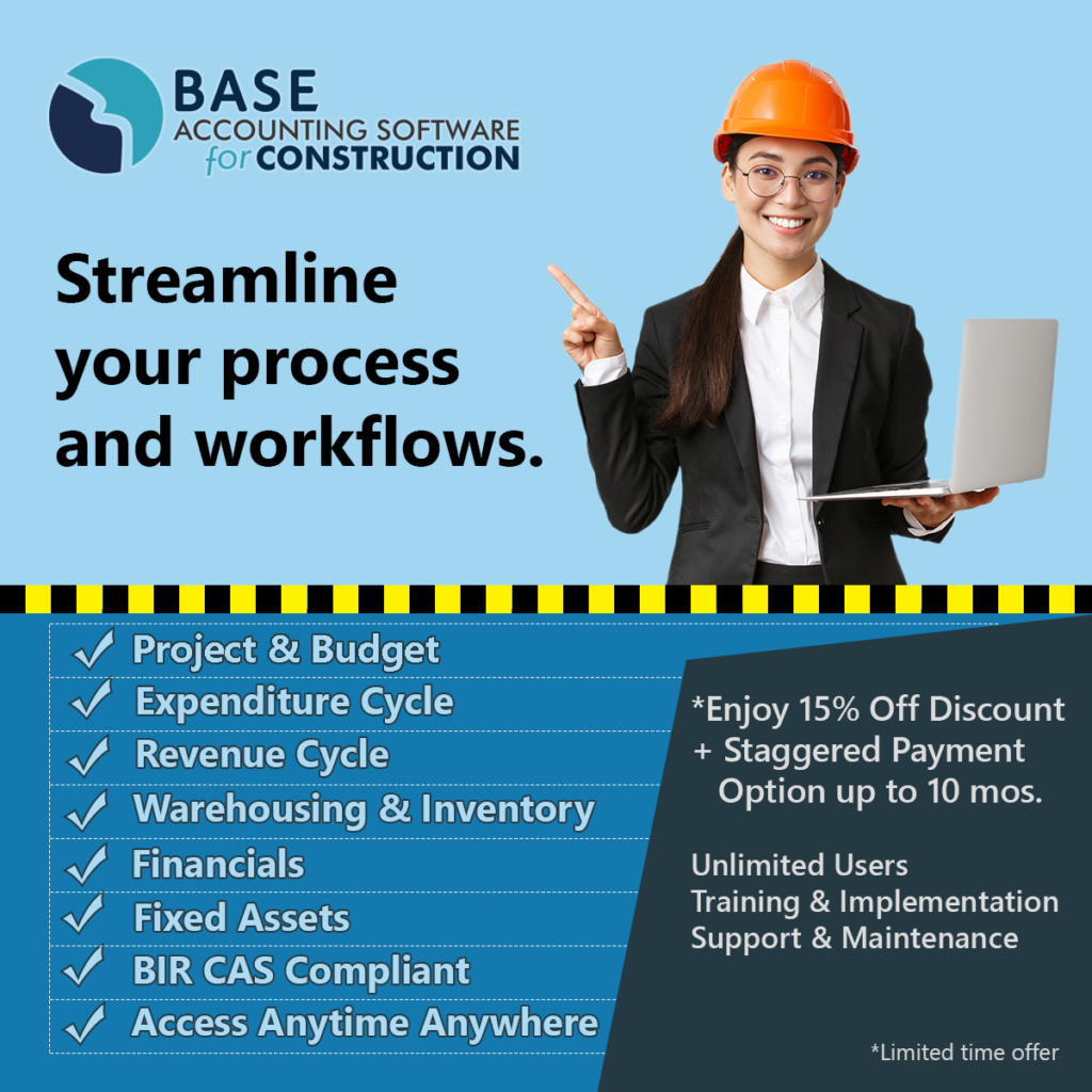 BASE ACCOUNTING SOFTWARE FOR CONSTRUCTION