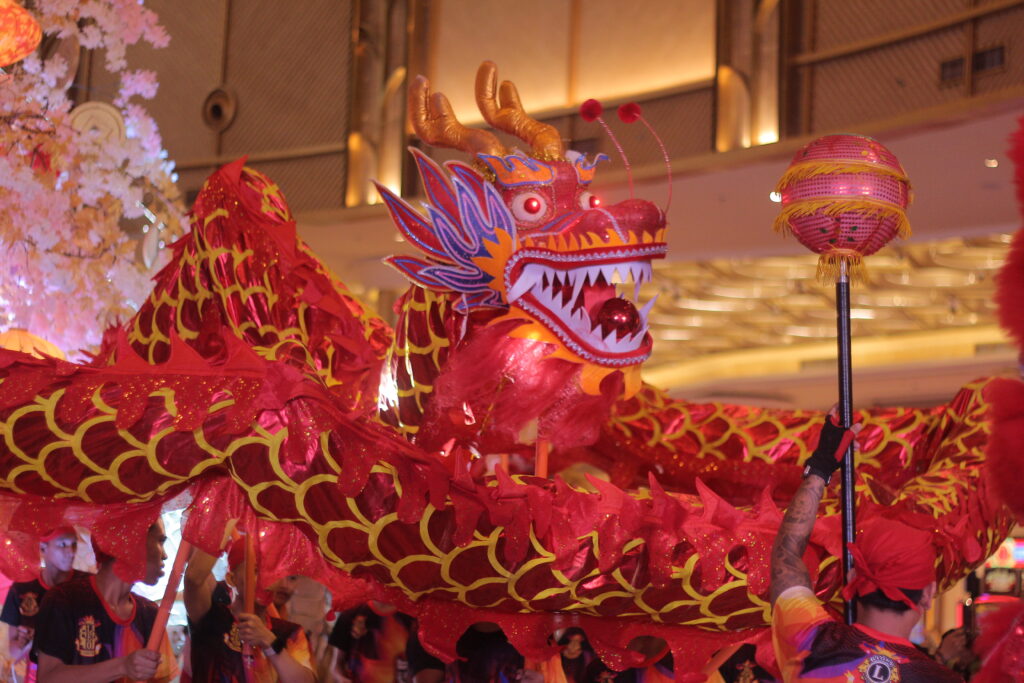 Chasing away negativity, the traditional Dragon Dance graces NUSTAR Resort Cebu