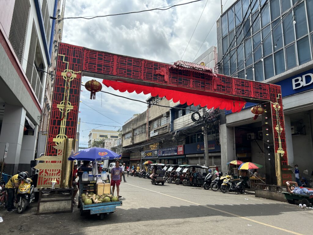 Cebu City downtown Chinese. Chinatown.