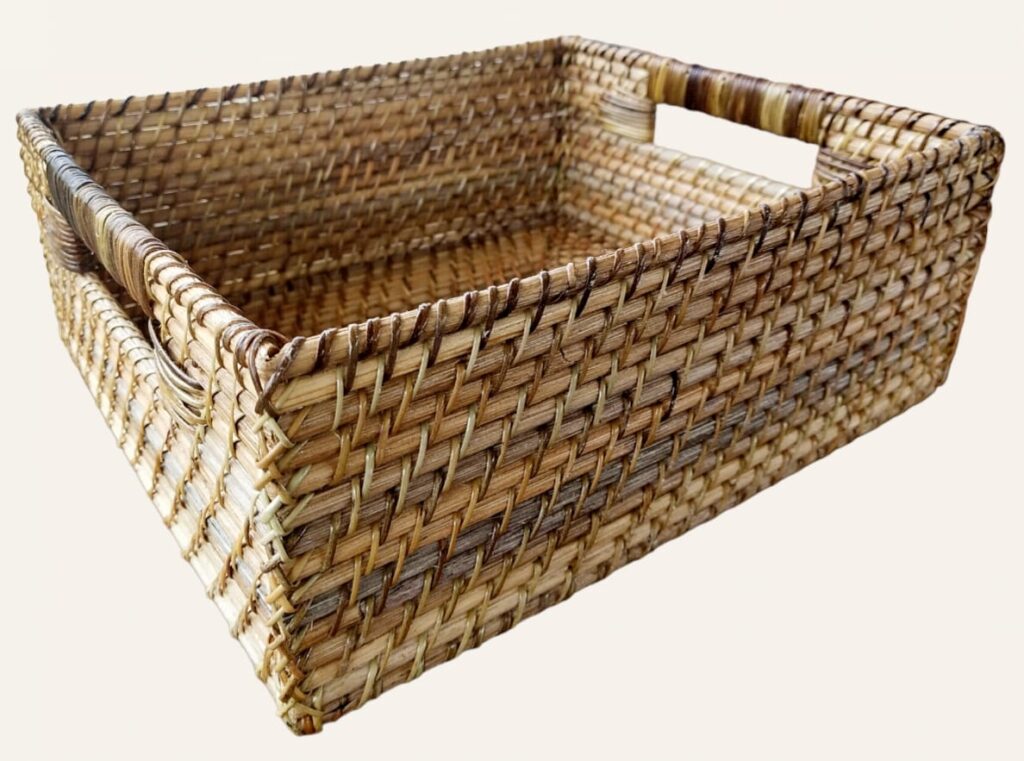 Multi-Purpose Storage Box from the Original Bukag Weavers of Tuburan, Cebu