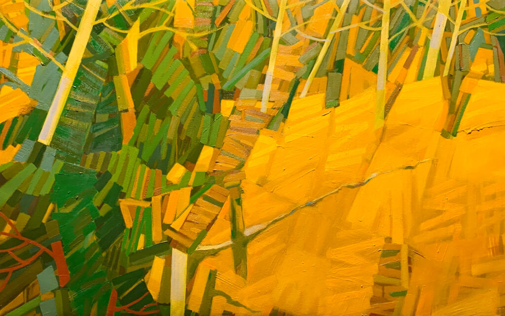 Oil on Canvas “Mustard Season” by Janine Barrera