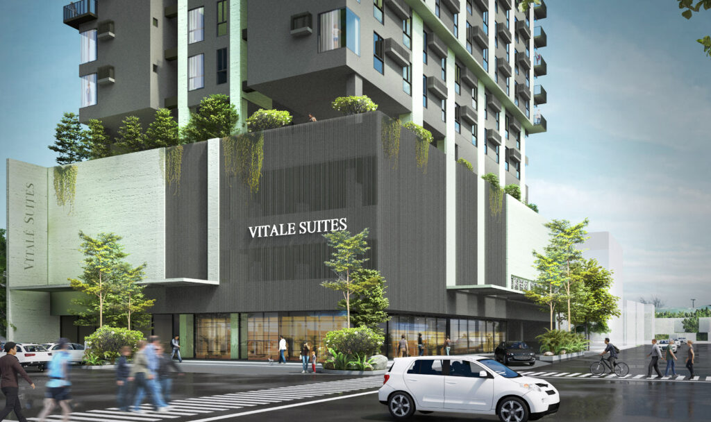 Vitale Suites features a balanced mix of recreational and retail spaces which encourage its residents to nurture their health and well-being