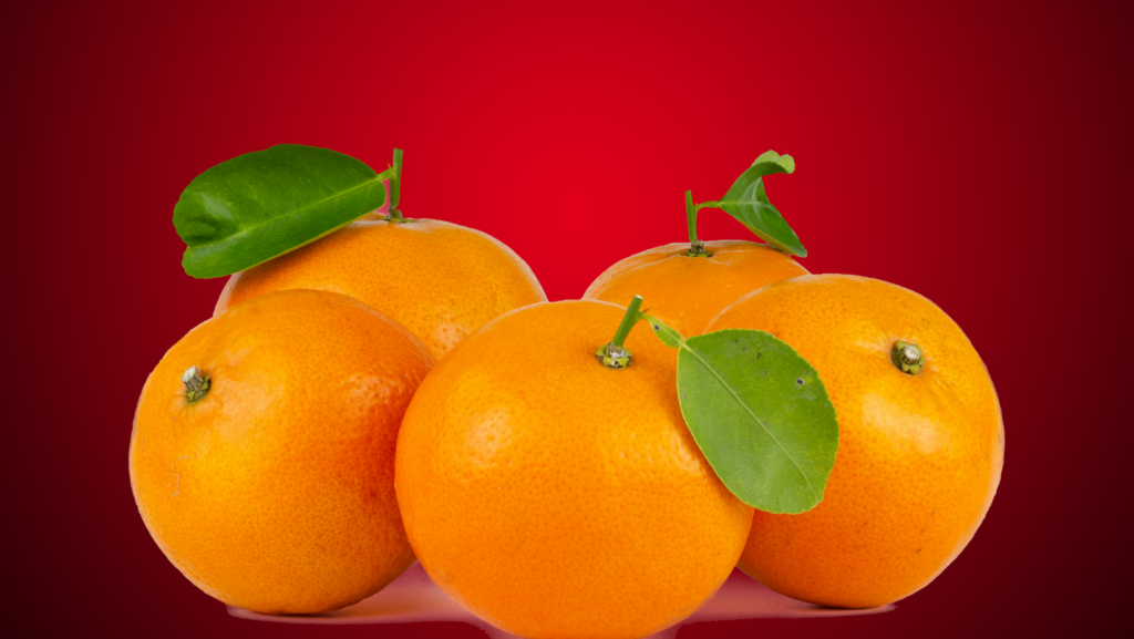 Oranges and other citruses signify fullness and wealth