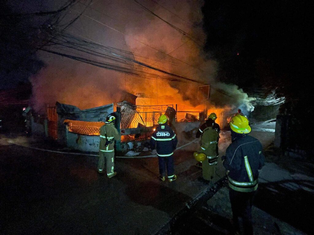 2 injured after fire hits house in Brgy Labogon, Mandaue City