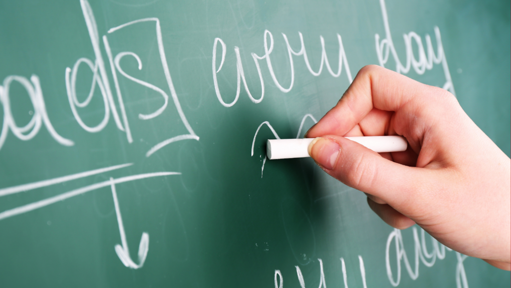 Use chalkboards to effectively conserve energy in the classroom