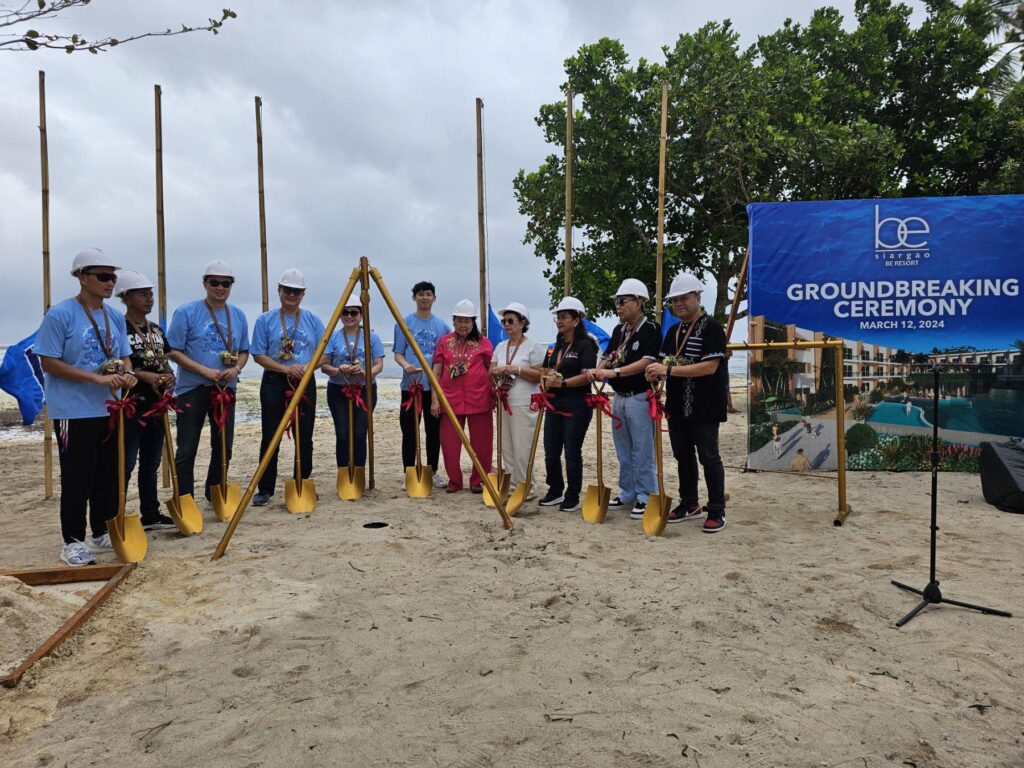 Key Executives of BE Group during the groundbreaking of BE Resort - Siargao