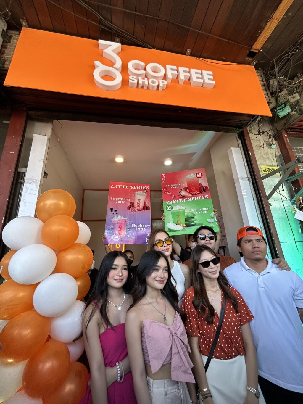 Influencers during the debut of 38 Coffee's new flavors