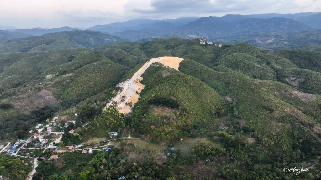 Bulldozed mountains in Balamban
