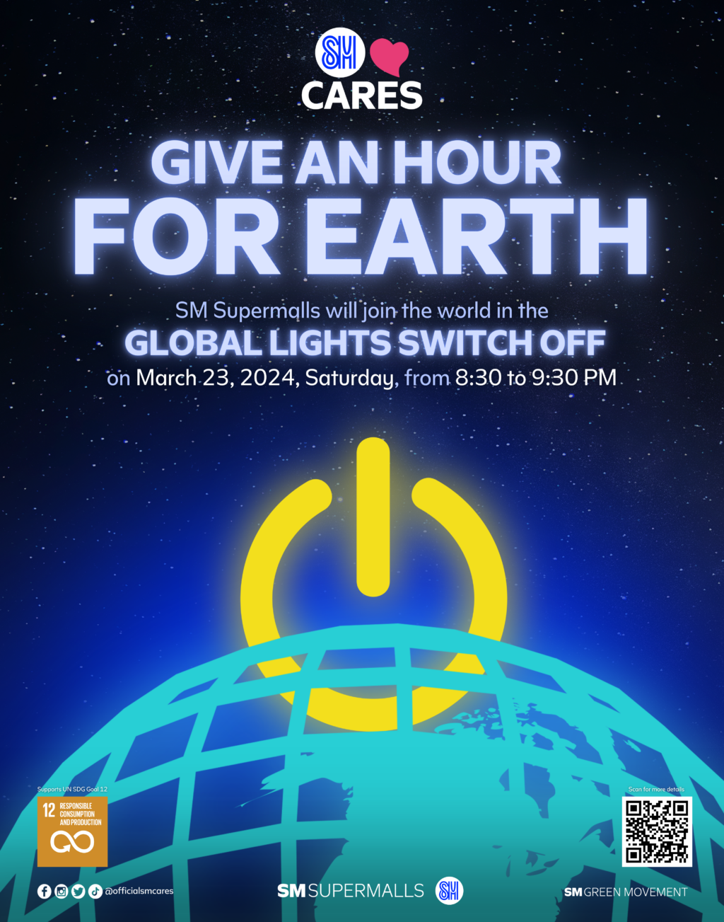 SM Supermalls joins this year's Earth Hour