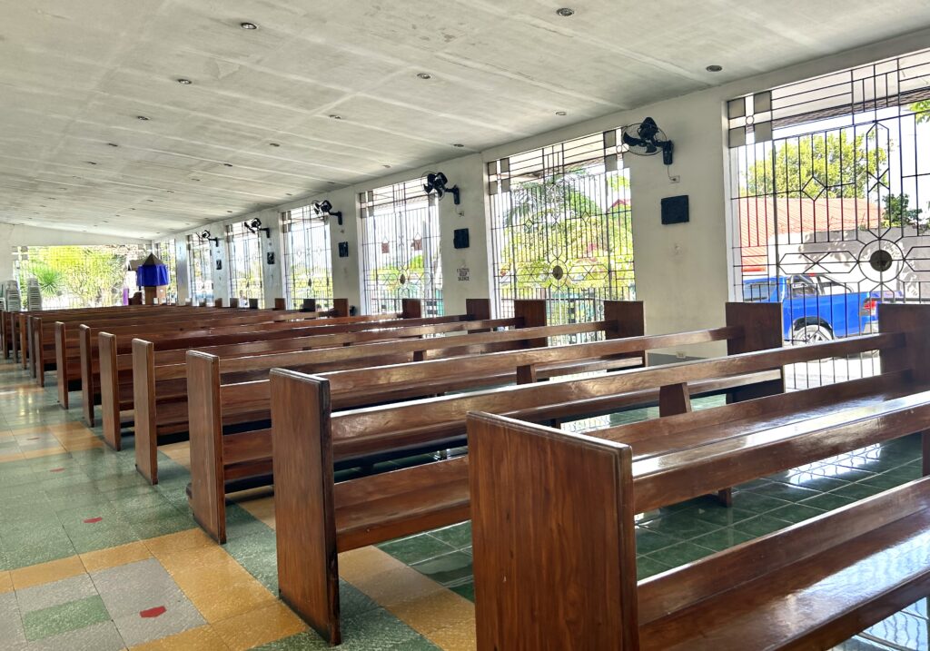 This is one view of what is inside the church. | Emmariel Ares