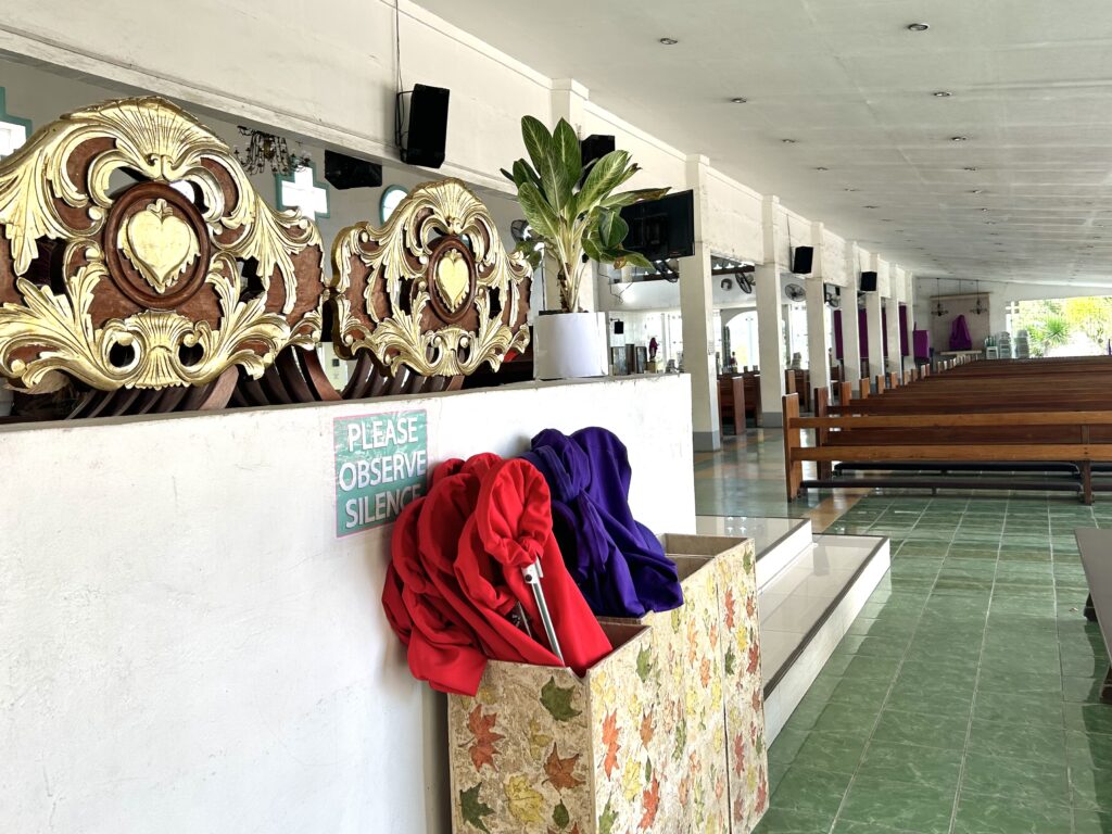 Here is another view of the inside of the church. | Emmariel Ares