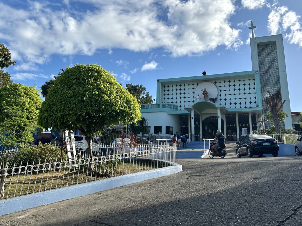 This is the facade of the San Isidro Labrador Parish in Barangay Talamban, Cebu City. | Emmariel Ares