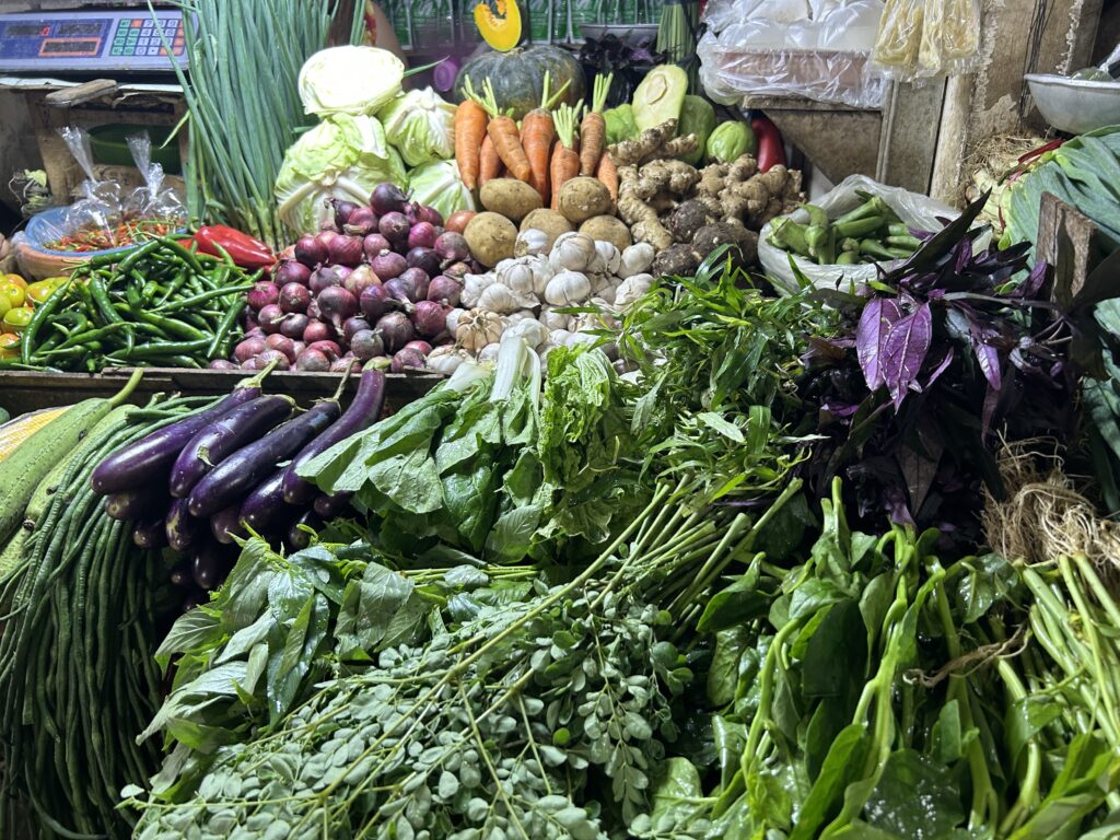 Market Prices Cebu. Fresh vegetables are displayed for marketgoers at the Mandaue City Public Market. | Emmariel Ares