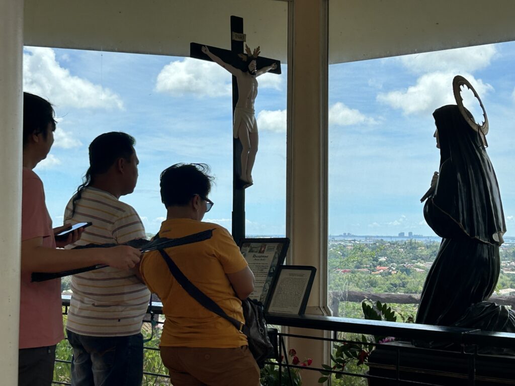 A Station of the Cross in Tabor Hill also offers an amazing view of a part of Cebu City in Tabor Hill.