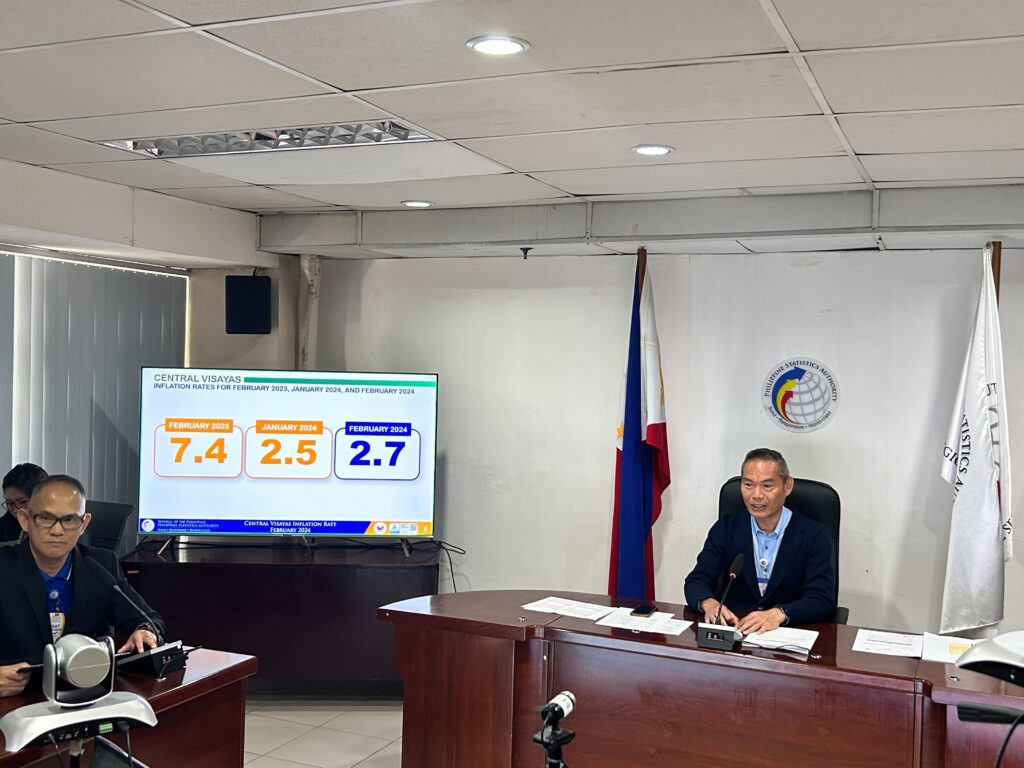 Central Visayas inflation rate increased in February 2024