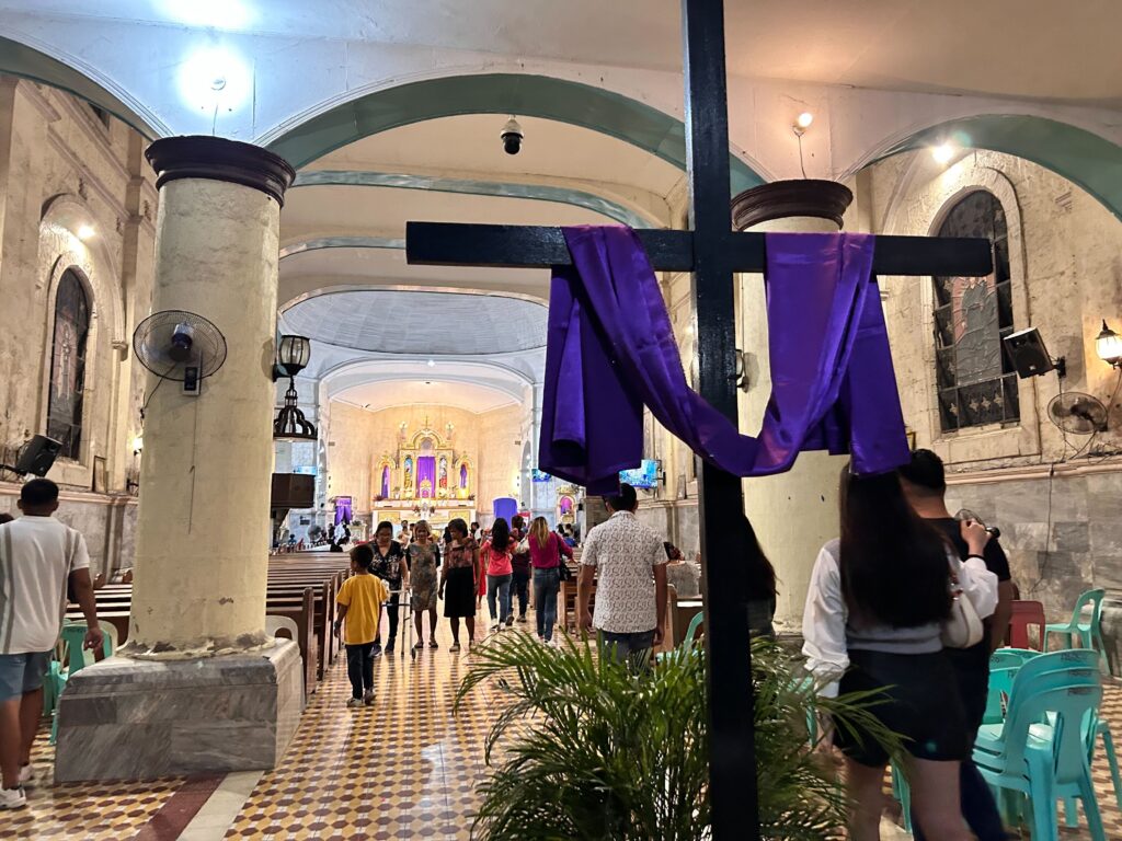 This is a view of the church and its altar. NIna Mae Oliverio