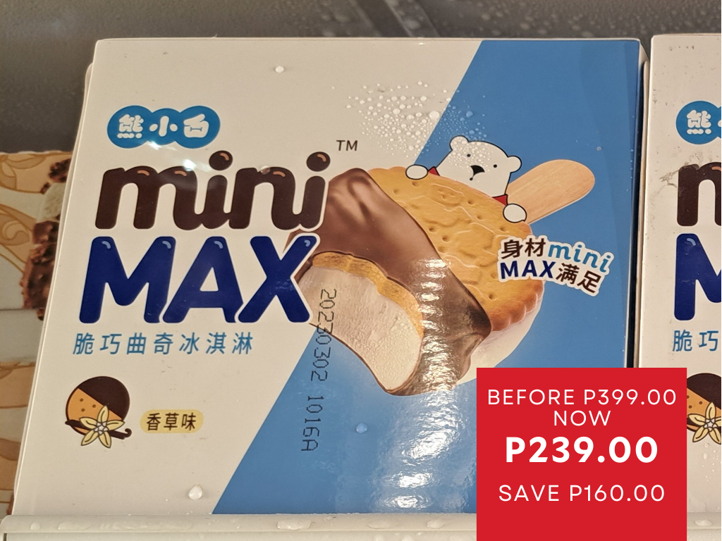 Mini Max Chocolate Chip Cookie Ice Cream