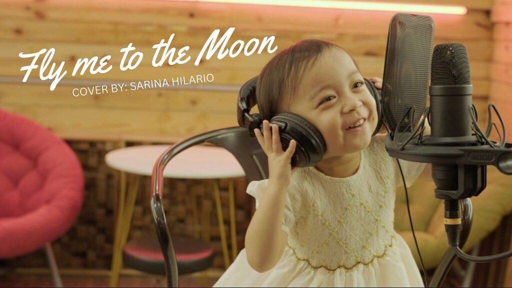 Jhong Hilario Sarina Fly Me to the Moon: Jhong Hilario gibandera ang song cover ni Sarina nga dunay 1.5M views na. 
