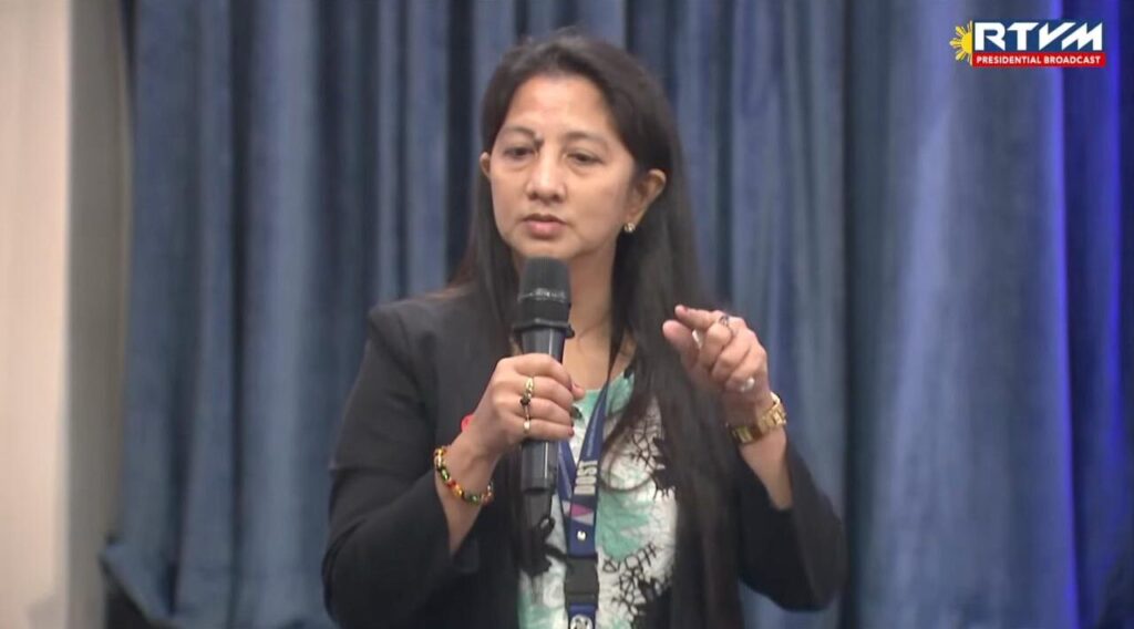 More cyclones expected by end of 2024 due to La Niña, says Pagasa Expert. In photo is Pagasa Climatology and Agrometeorology Division officer-in-charge Ana Liza Solis as she speaks during a Palace briefing on Tuesday, March 26, 2024. Photo from RTV Malacañang