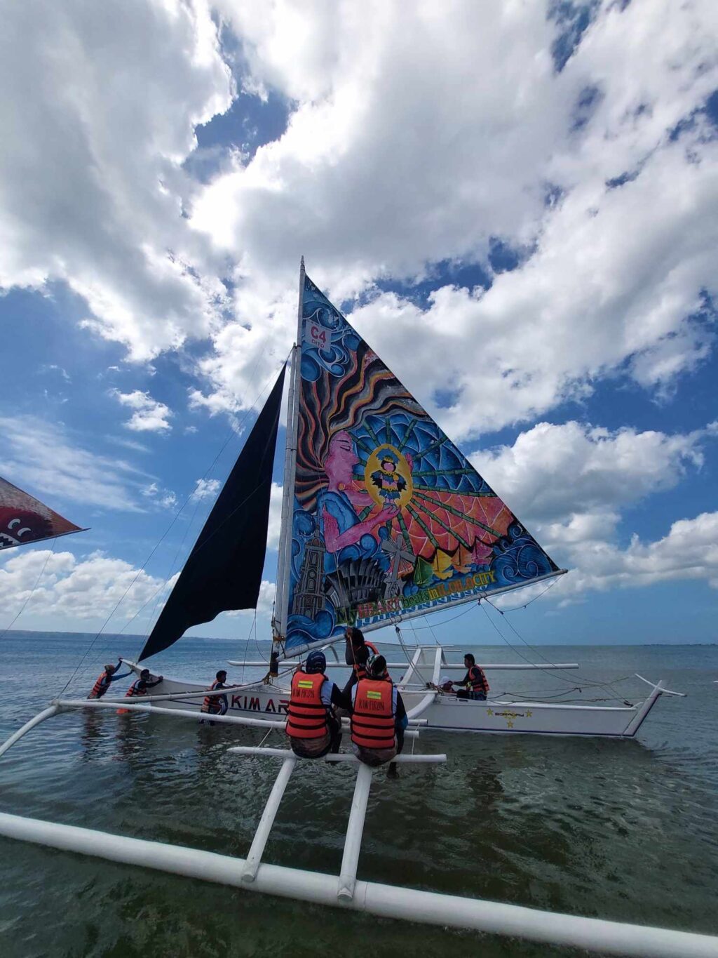 Boat as a metaphor for our maritime culture. Photo shows a participant in Paraw Regatta.