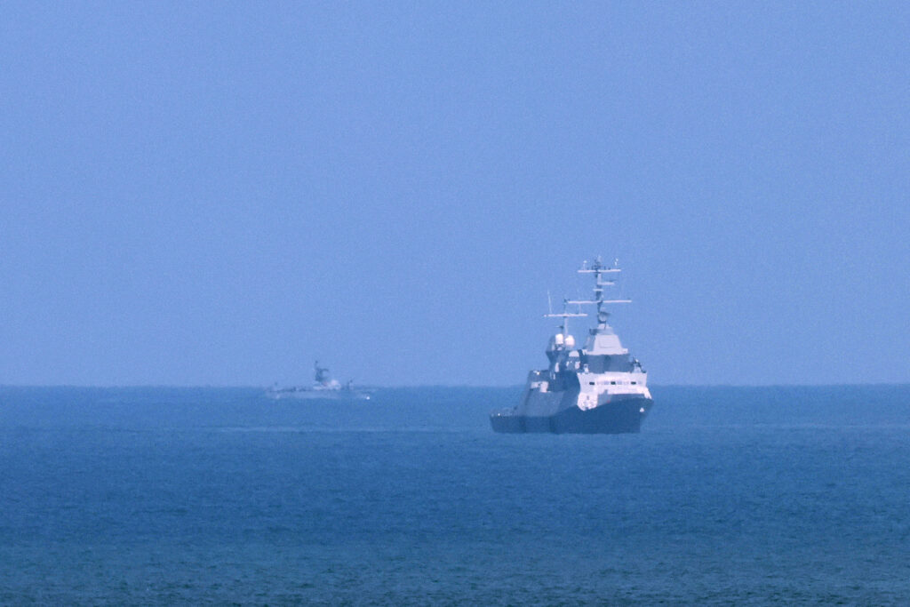 Middle East conflict: Gulf states scramble to avert wider war. Israeli warships patrol off the coast of the Israeli coastal city of Netanya, on April 14, 2024. | AFP