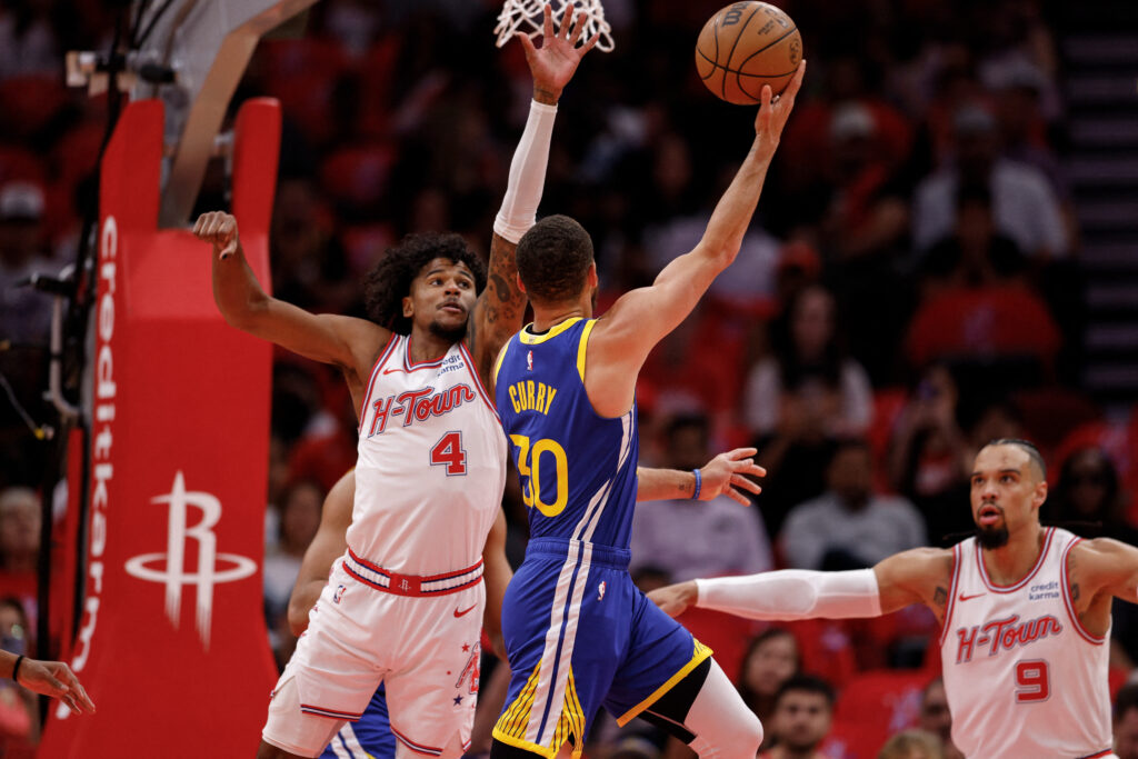 Curry and Thompson score 29 each as Warriors stretch win streak to 6 with 133-110 win over Rockets Curry, Stephen Curry #30 of the Golden State Warriors shoots the ball against Jalen Green #4 of the Houston Rockets in the first half at Toyota Center on April 04, 2024 in Houston, Texas. | Getty Images via AFP