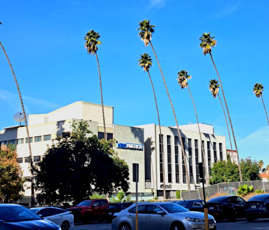 KBS America's headquarters in LA. KBS or Korean Broadcasting System is one of South Korea's major television networks. 