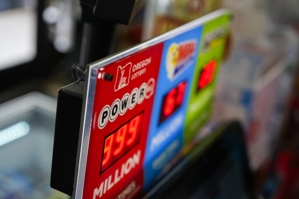 Powerball: $1.3 billion winning jackpot ticket worth sold in Portland, Oregon. Powerball player Portland. A sign for the Powerball jackpot is displayed at a 7-Eleven, Friday, April 5, 2024, in Portland, Ore. (AP Photo/Jenny Kane)