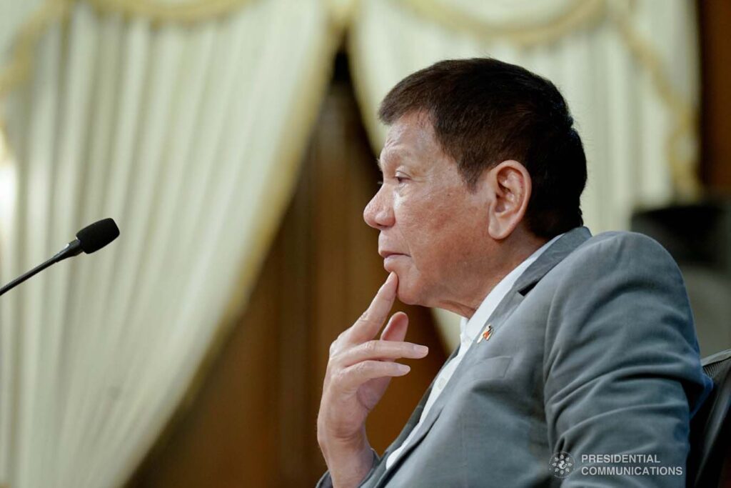 West Philippine Sea deal with China denied by Duterte. Former President Rodrigo Duterte. MALACAÑANG FILE PHOTO / KING RODRIGUEZ