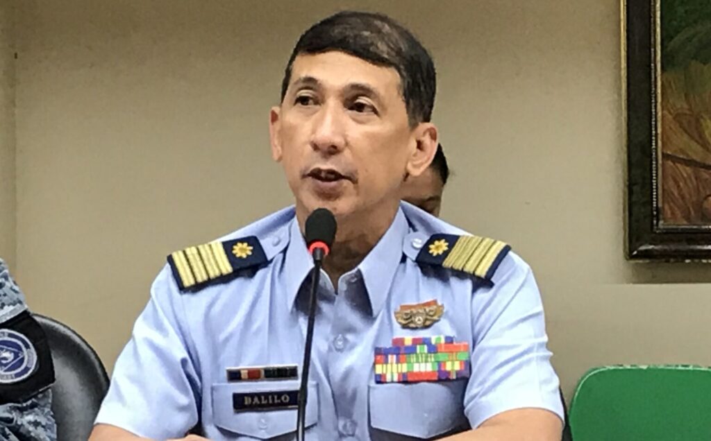 Philippine Coast Guard spokesperson Rear Admiral Armand Balilo. 