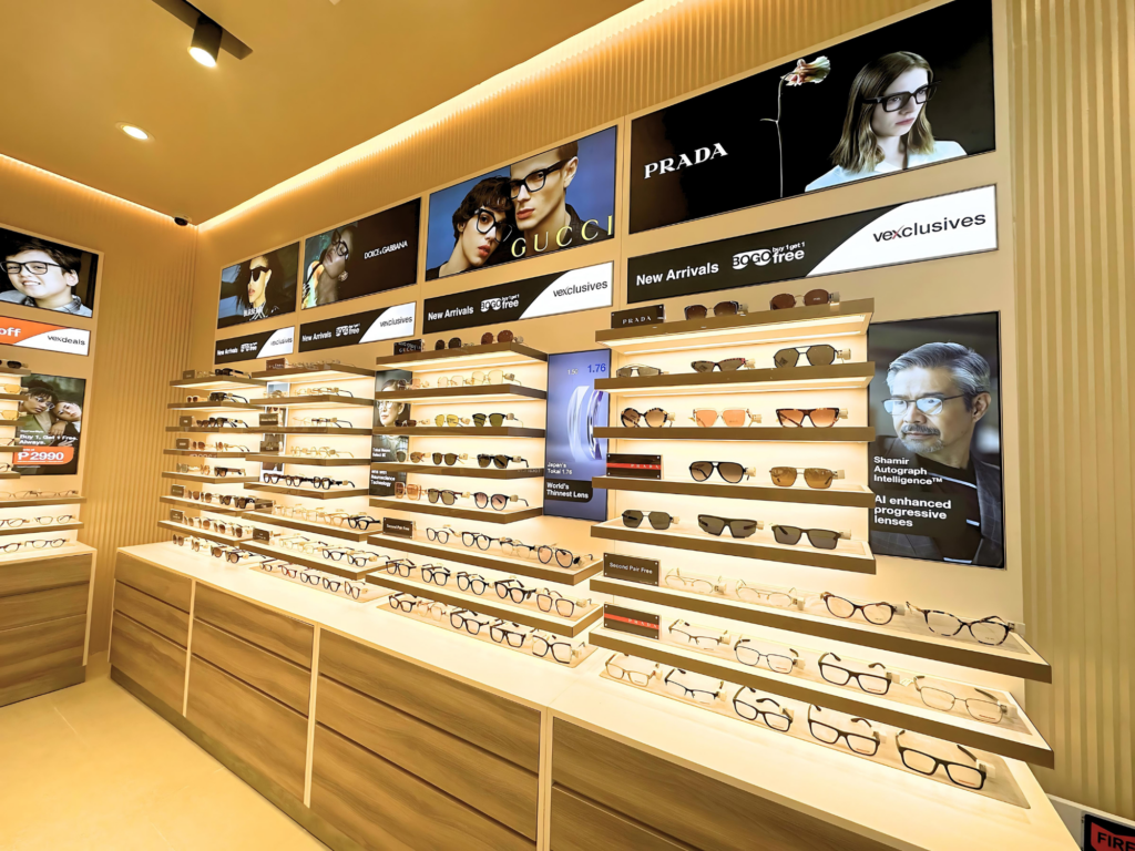Vision Express' Eyewear Display at Ayala Center Cebu