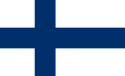 Finland national flag. 