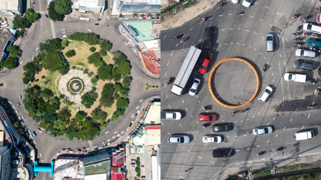 UN Avenue roundabout